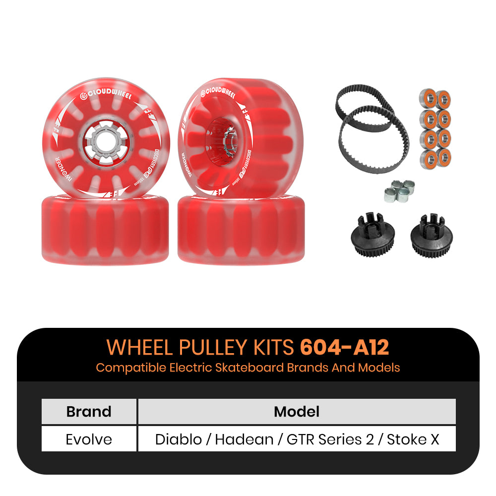 CLOUDWHEEL Discovery FE 105mm Urban All Terrain Off Road Electric Skateboard Wheels