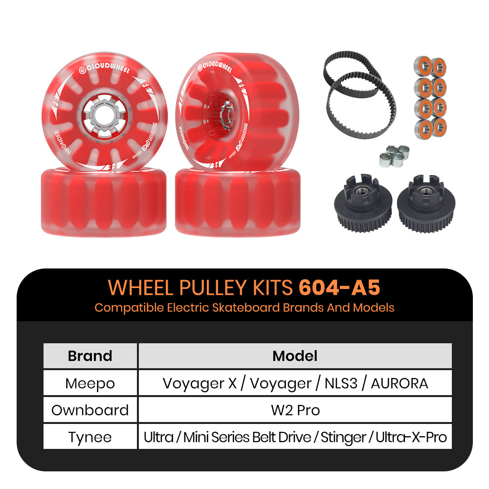 CLOUDWHEEL Discovery FE 105mm Urban All Terrain Off Road Electric Skateboard Wheels