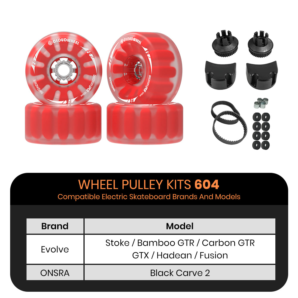 CLOUDWHEEL Discovery FE 105mm Urban All Terrain Off Road Electric Skateboard Wheels