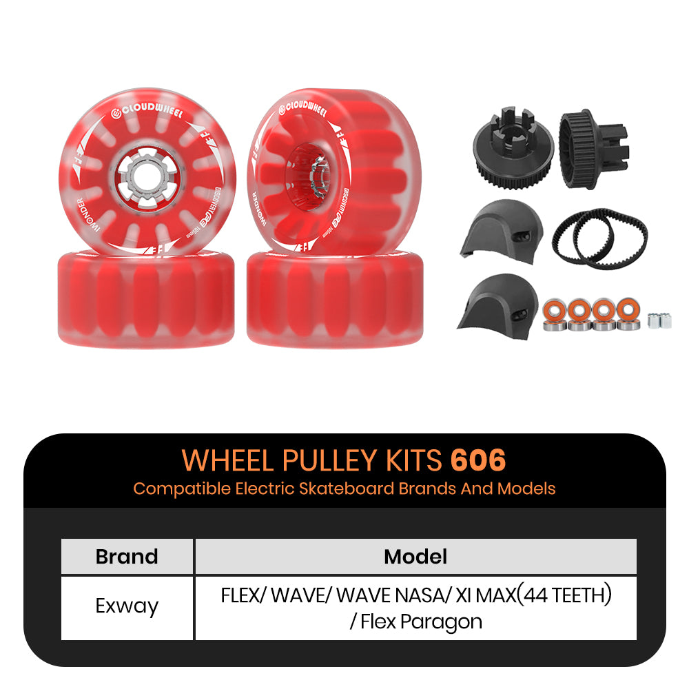 CLOUDWHEEL Discovery FE 105mm Urban All Terrain Off Road Electric Skateboard Wheels