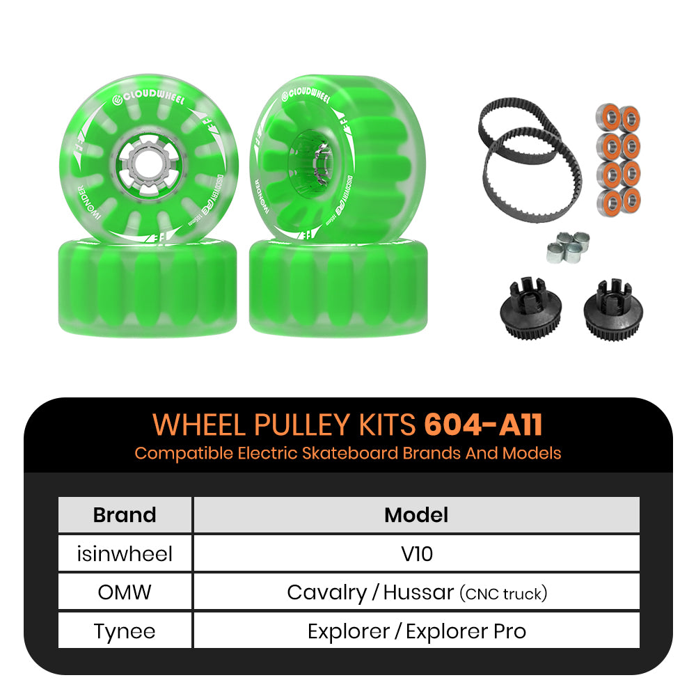 CLOUDWHEEL Discovery FE 105mm Urban All Terrain Off Road Electric Skateboard Wheels