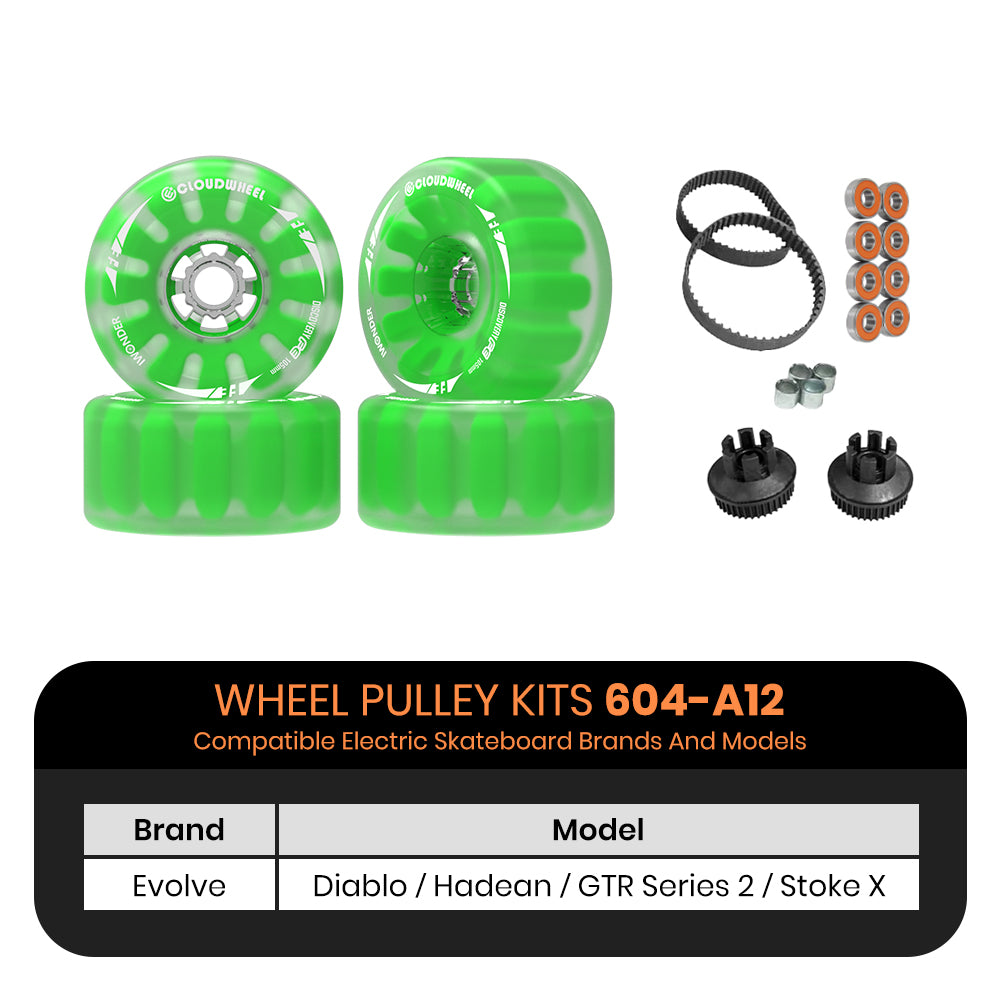 CLOUDWHEEL Discovery FE 105mm Urban All Terrain Off Road Electric Skateboard Wheels