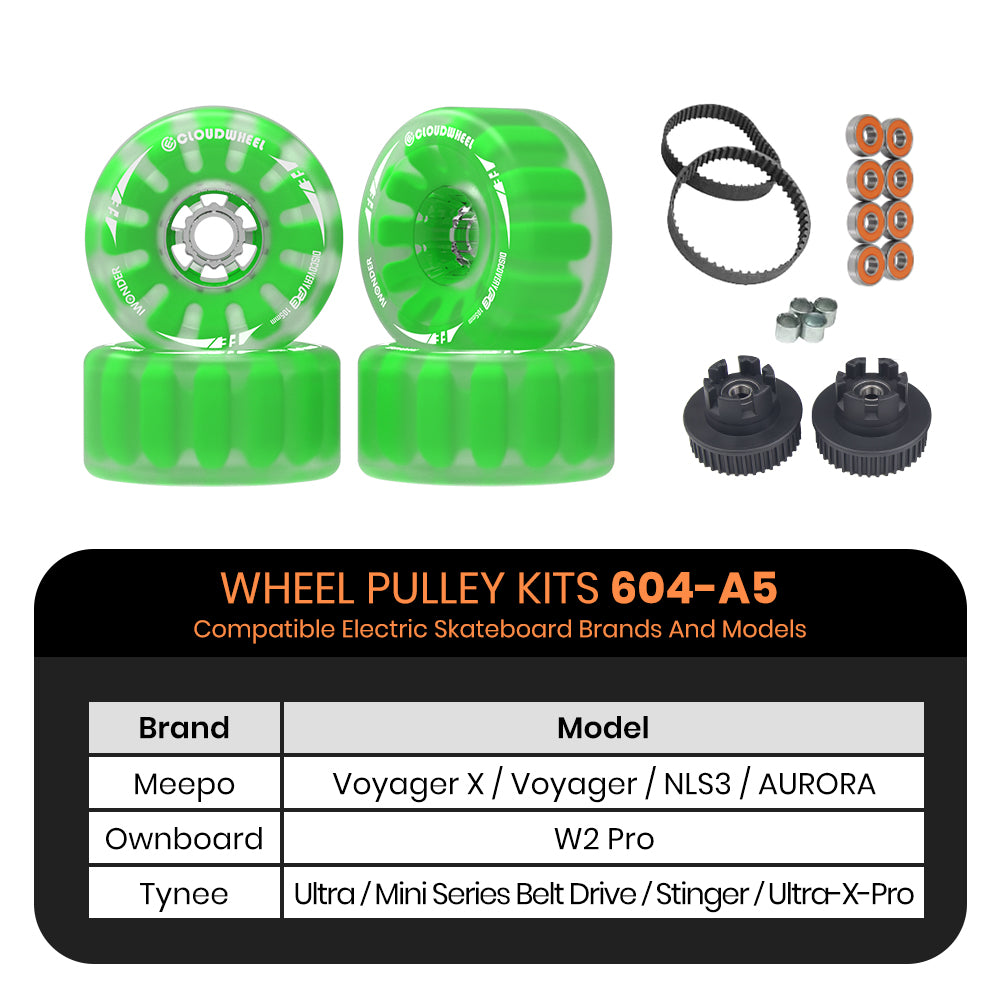 CLOUDWHEEL Discovery FE 105mm Urban All Terrain Off Road Electric Skateboard Wheels