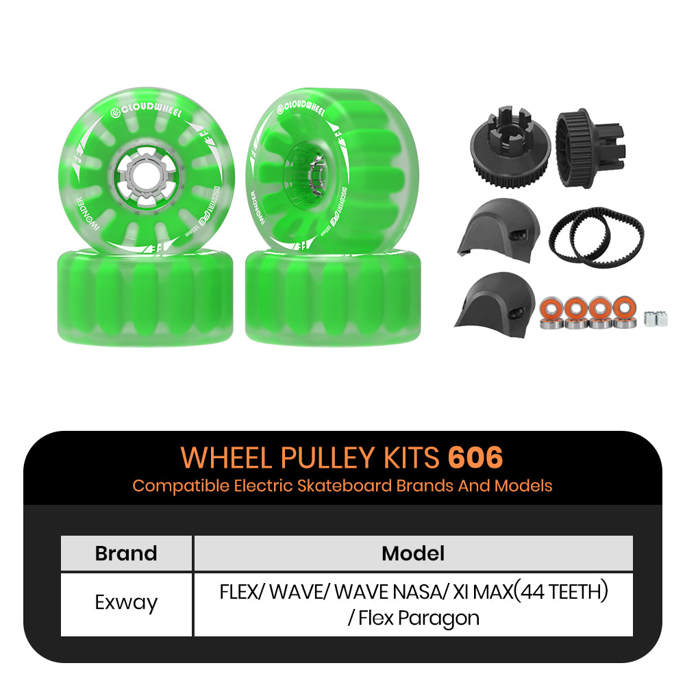 CLOUDWHEEL Discovery FE 105mm Urban All Terrain Off Road Electric Skateboard Wheels
