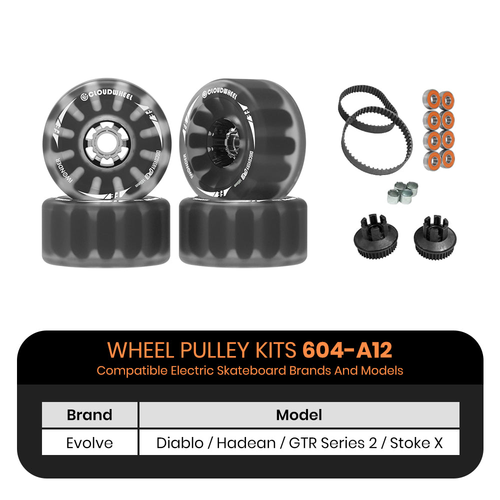 CLOUDWHEEL Discovery FE 105mm Urban All Terrain Off Road Electric Skateboard Wheels