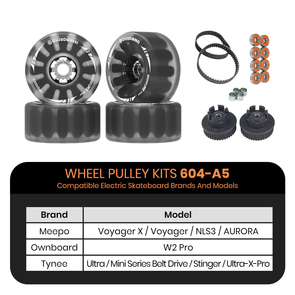 CLOUDWHEEL Discovery FE 105mm Urban All Terrain Off Road Electric Skateboard Wheels