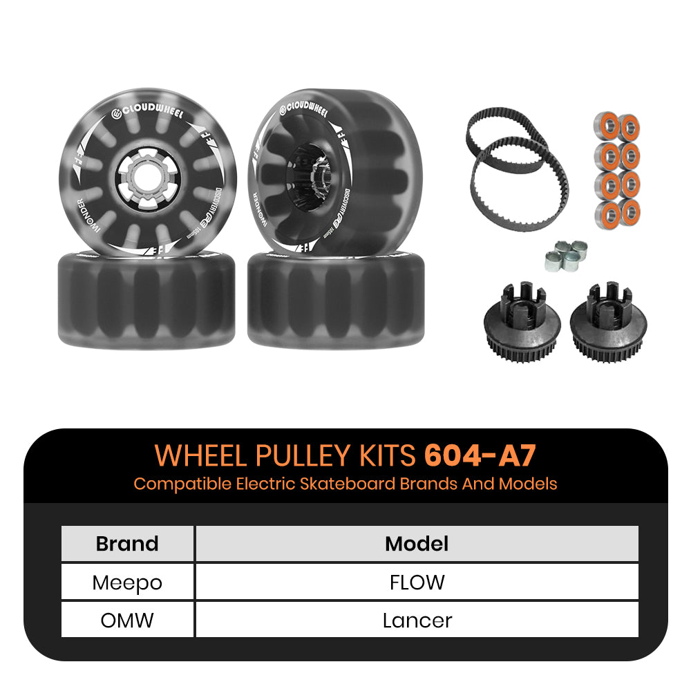 CLOUDWHEEL Discovery FE 105mm Urban All Terrain Off Road Electric Skateboard Wheels