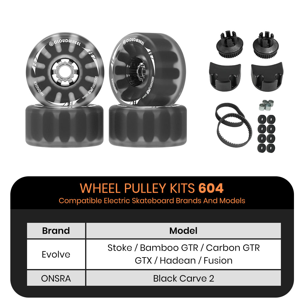 CLOUDWHEEL Discovery FE 105mm Urban All Terrain Off Road Electric Skateboard Wheels