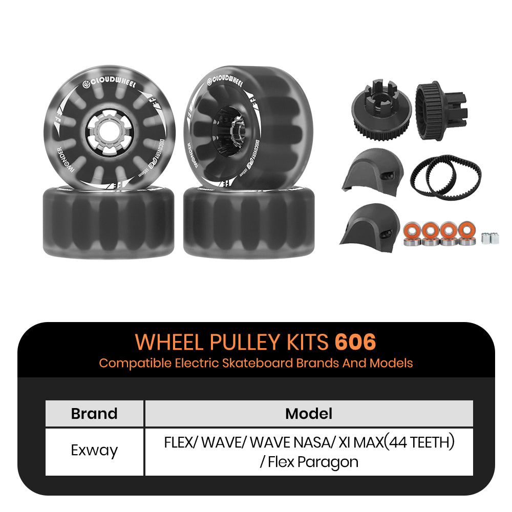 CLOUDWHEEL Discovery FE 105mm Urban All Terrain Off Road Electric Skateboard Wheels