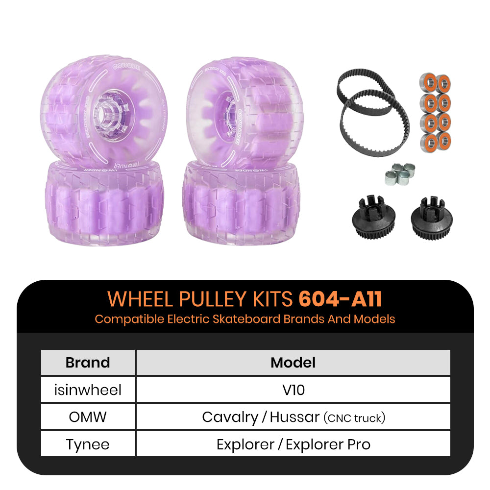 CLOUDWHEEL Discovery 105mm Urban All Terrain Off Road Electric Skateboard Wheels