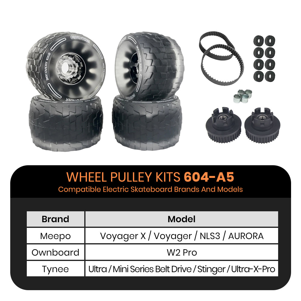 CLOUDWHEEL Discovery 105mm Urban All Terrain Off Road Electric Skateboard Wheels