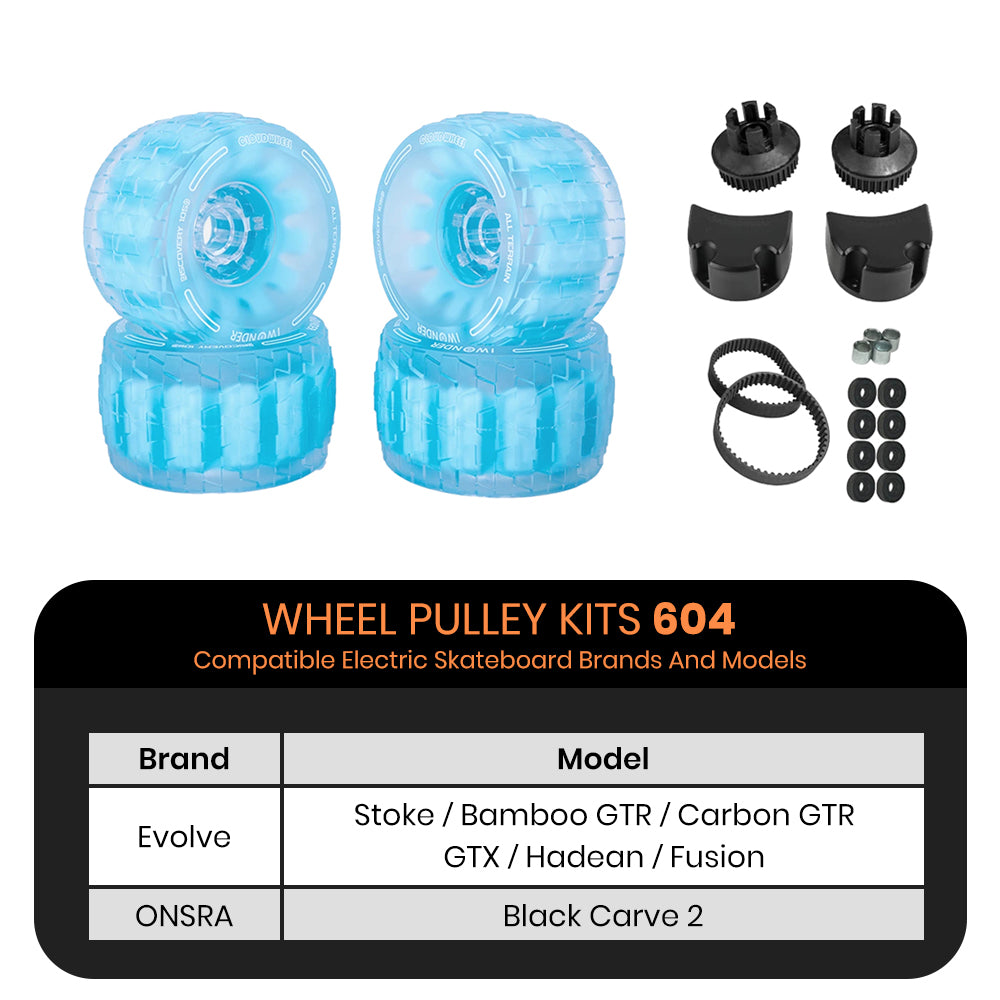 CLOUDWHEEL Discovery 105mm Urban All Terrain Off Road Electric Skateboard Wheels