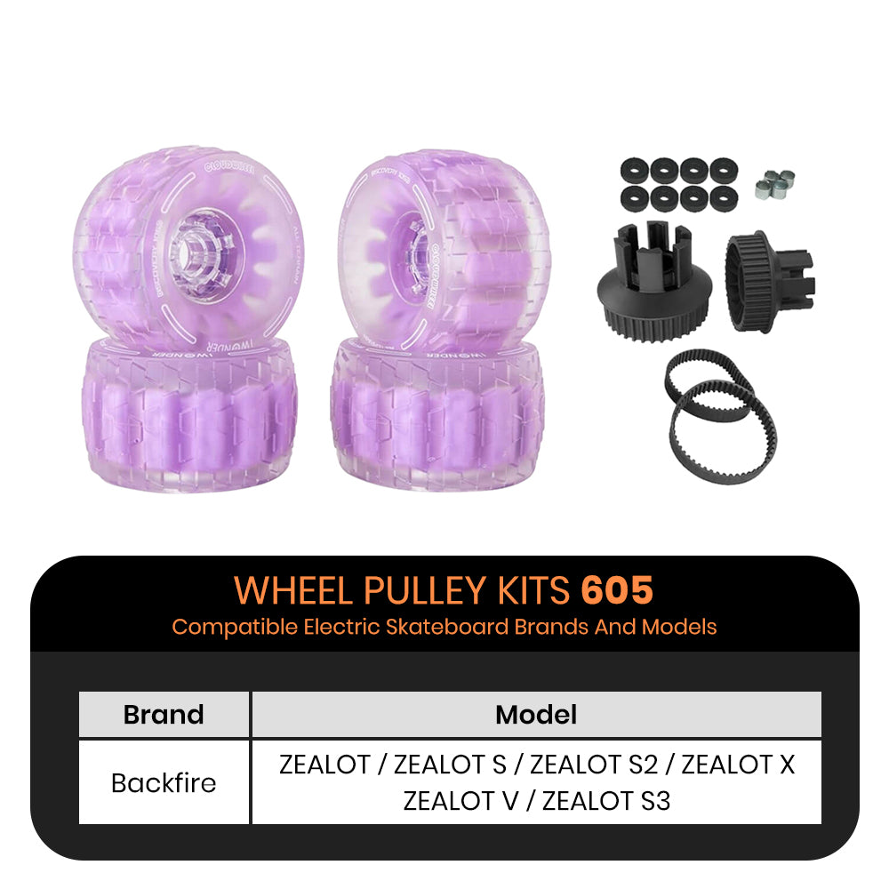 CLOUDWHEEL Discovery 105mm Urban All Terrain Off Road Electric Skateboard Wheels