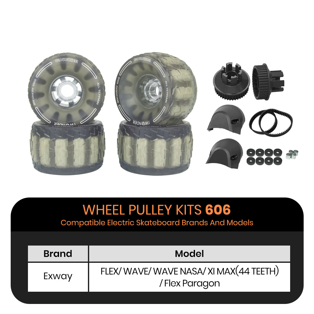 CLOUDWHEEL Discovery 105mm Urban All Terrain Off Road Electric Skateboard Wheels
