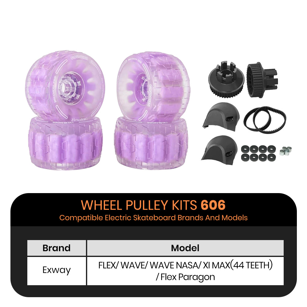 CLOUDWHEEL Discovery 105mm Urban All Terrain Off Road Electric Skateboard Wheels