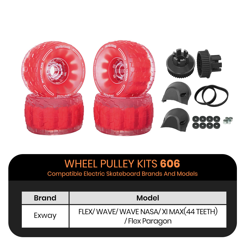 CLOUDWHEEL Discovery 105mm Urban All Terrain Off Road Electric Skateboard Wheels