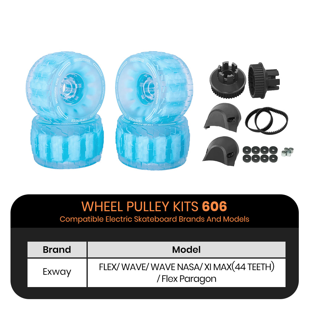 CLOUDWHEEL Discovery 105mm Urban All Terrain Off Road Electric Skateboard Wheels