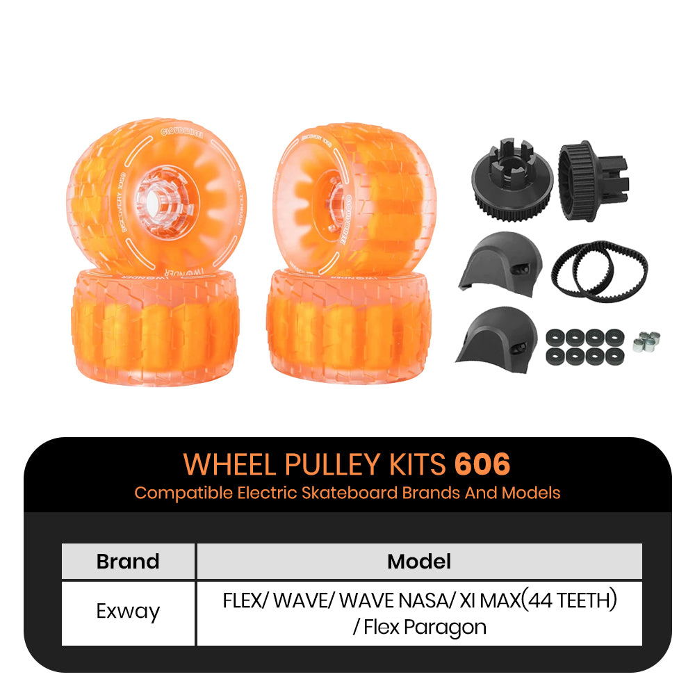 CLOUDWHEEL Discovery 105mm Urban All Terrain Off Road Electric Skateboard Wheels