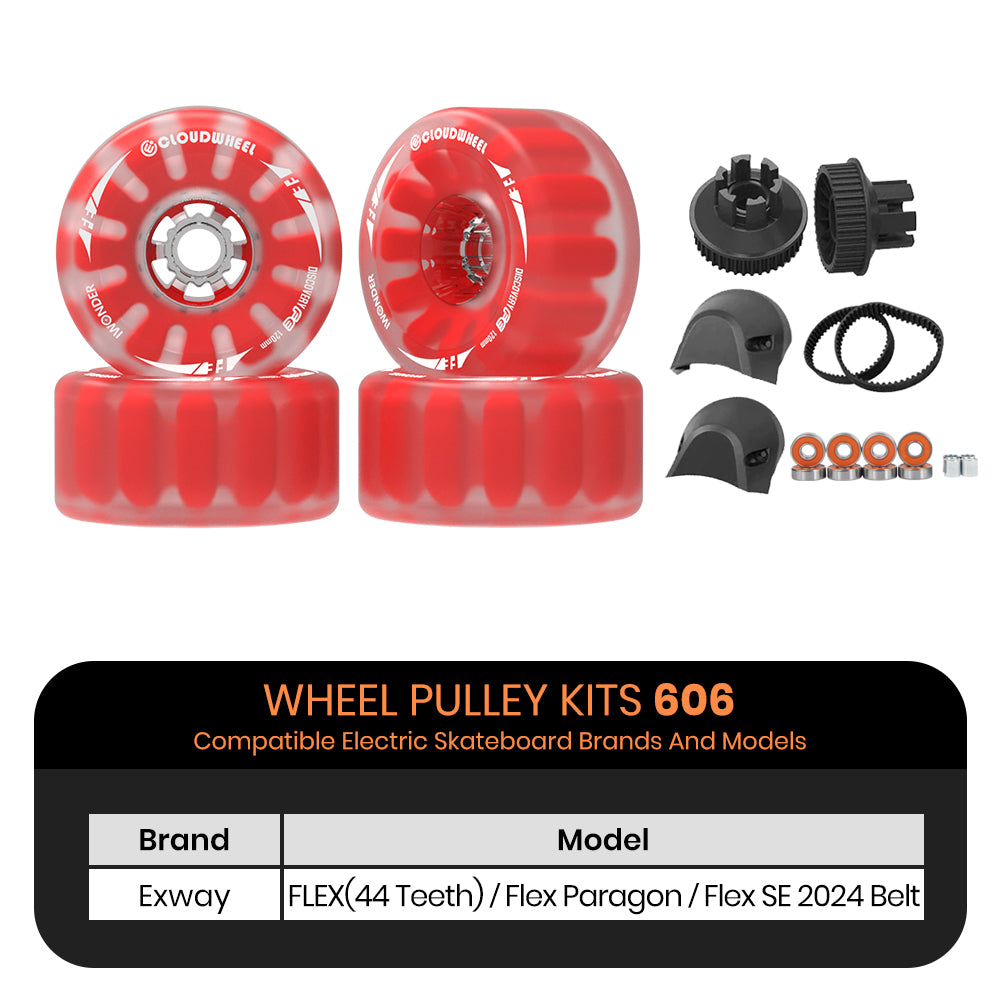 CLOUDWHEEL Discovery FE 120mm Urban All Terrain Off Road Electric Skateboard Wheels
