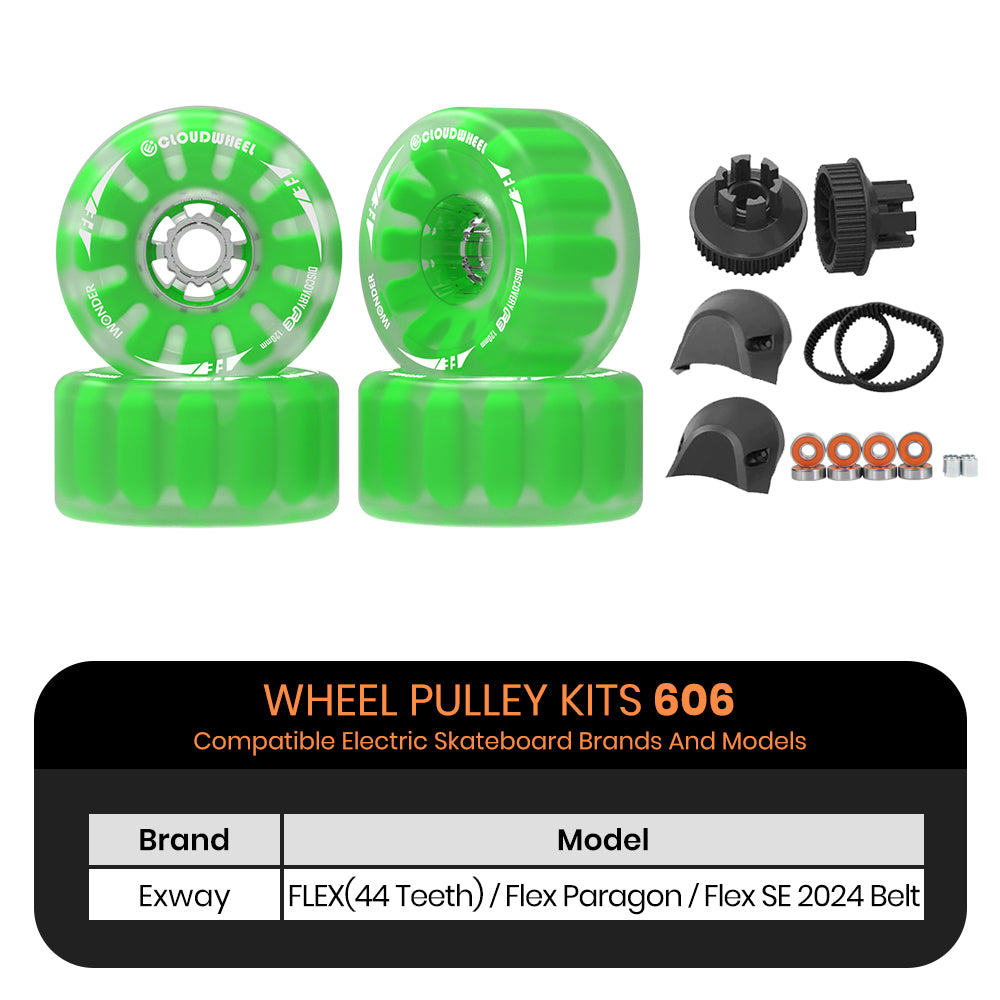 CLOUDWHEEL Discovery FE 120mm Urban All Terrain Off Road Electric Skateboard Wheels