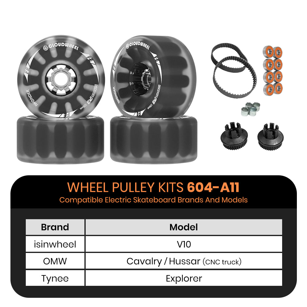 CLOUDWHEEL Discovery FE 120mm Urban All Terrain Off Road Electric Skateboard Wheels