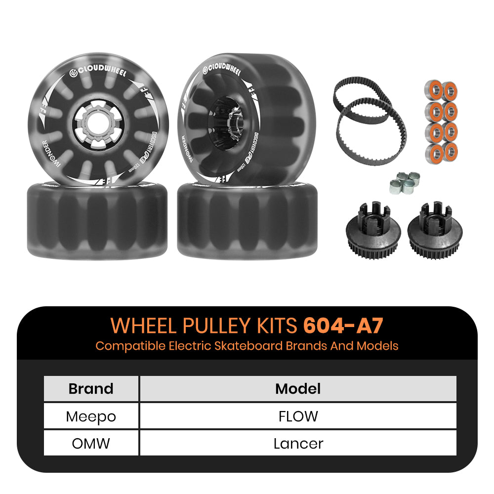 CLOUDWHEEL Discovery FE 120mm Urban All Terrain Off Road Electric Skateboard Wheels