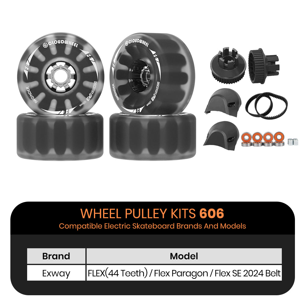 CLOUDWHEEL Discovery FE 120mm Urban All Terrain Off Road Electric Skateboard Wheels