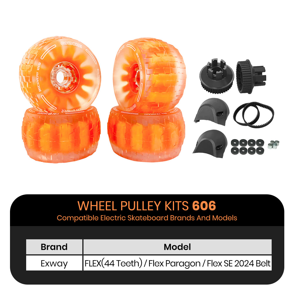 CLOUDWHEEL Discovery 120mm Urban All Terrain Off Road Electric Skateboard Wheels