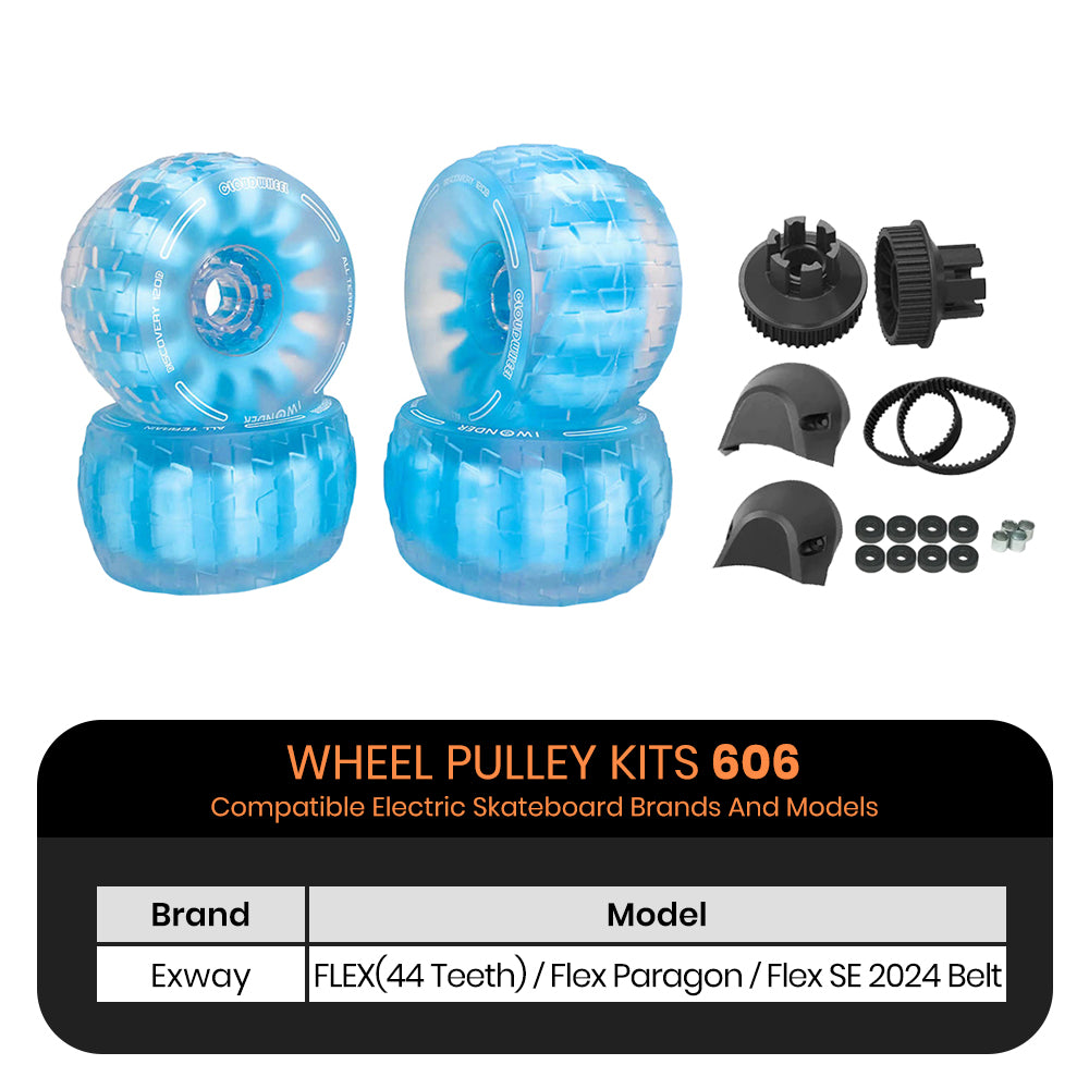 CLOUDWHEEL Discovery 120mm Urban All Terrain Off Road Electric Skateboard Wheels
