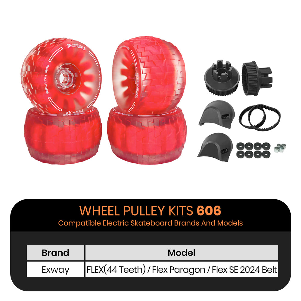 CLOUDWHEEL Discovery 120mm Urban All Terrain Off Road Electric Skateboard Wheels