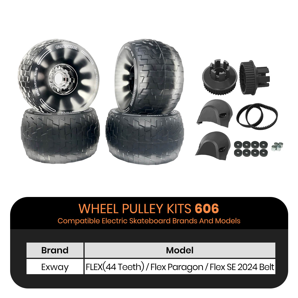 CLOUDWHEEL Discovery 120mm Urban All Terrain Off Road Electric Skateboard Wheels