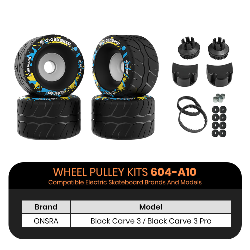 CLOUDWHEEL Galaxy 105mm Urban All Terrain Off Road Electric Skateboard Wheels
