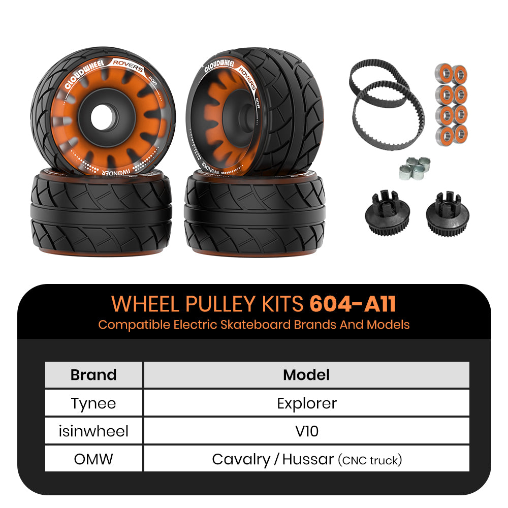 CLOUDWHEEL ROVERS 110R Urban All Terrain Off Road Electric Skateboard Wheels