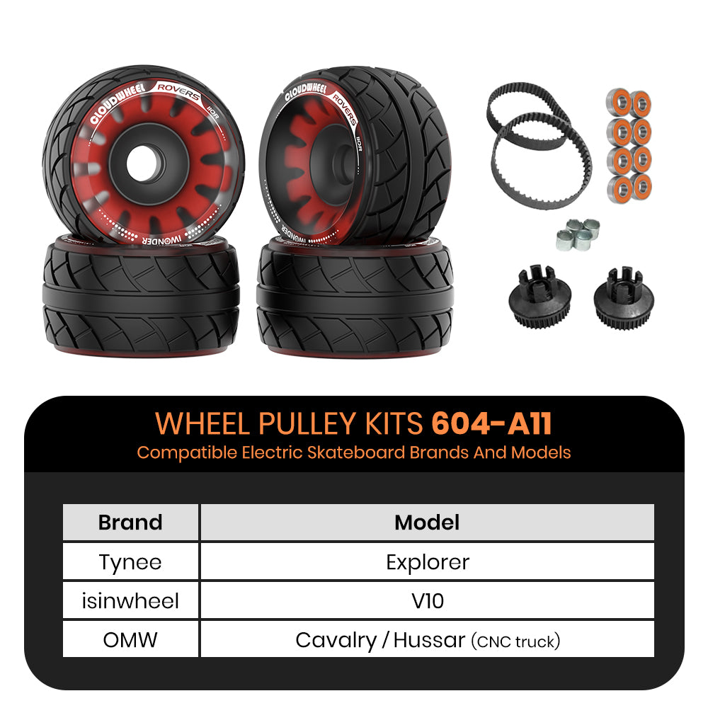 CLOUDWHEEL ROVERS 110R Urban All Terrain Off Road Electric Skateboard Wheels