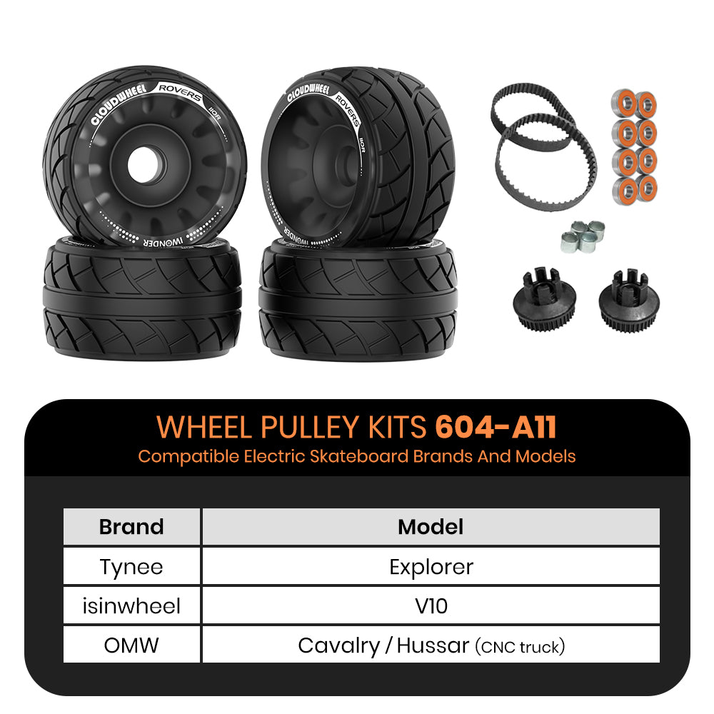CLOUDWHEEL ROVERS 110R Urban All Terrain Off Road Electric Skateboard Wheels