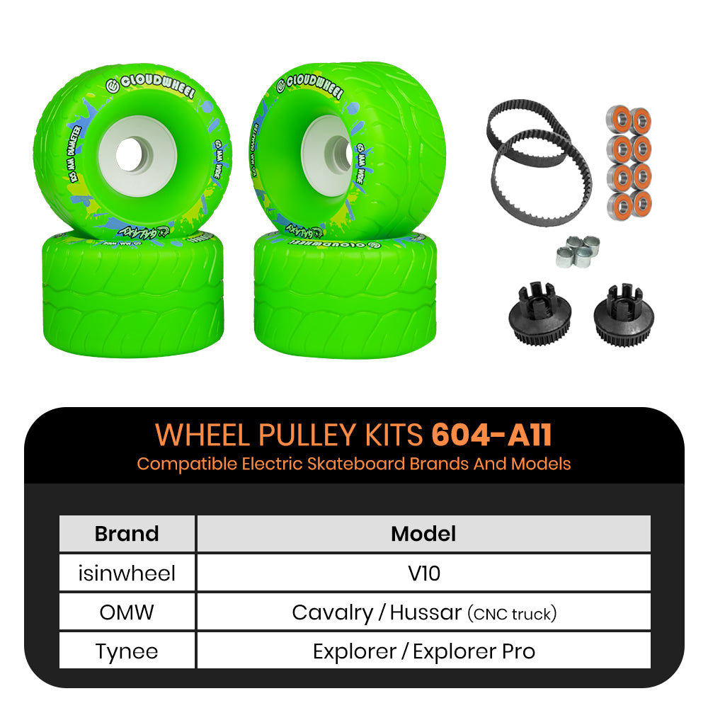 CLOUDWHEEL Galaxy 105mm Urban All Terrain Off Road Electric Skateboard Wheels