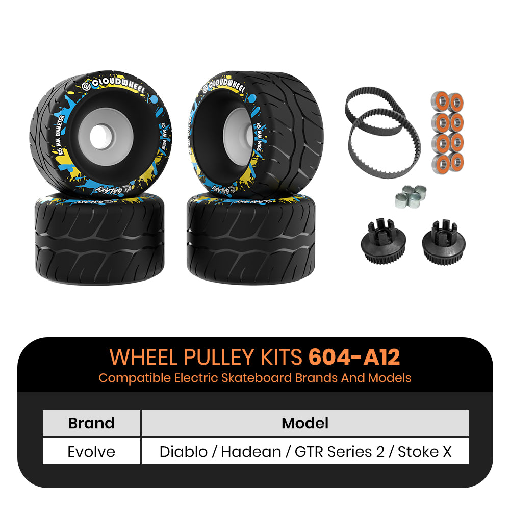 CLOUDWHEEL Galaxy 105mm Urban All Terrain Off Road Electric Skateboard Wheels