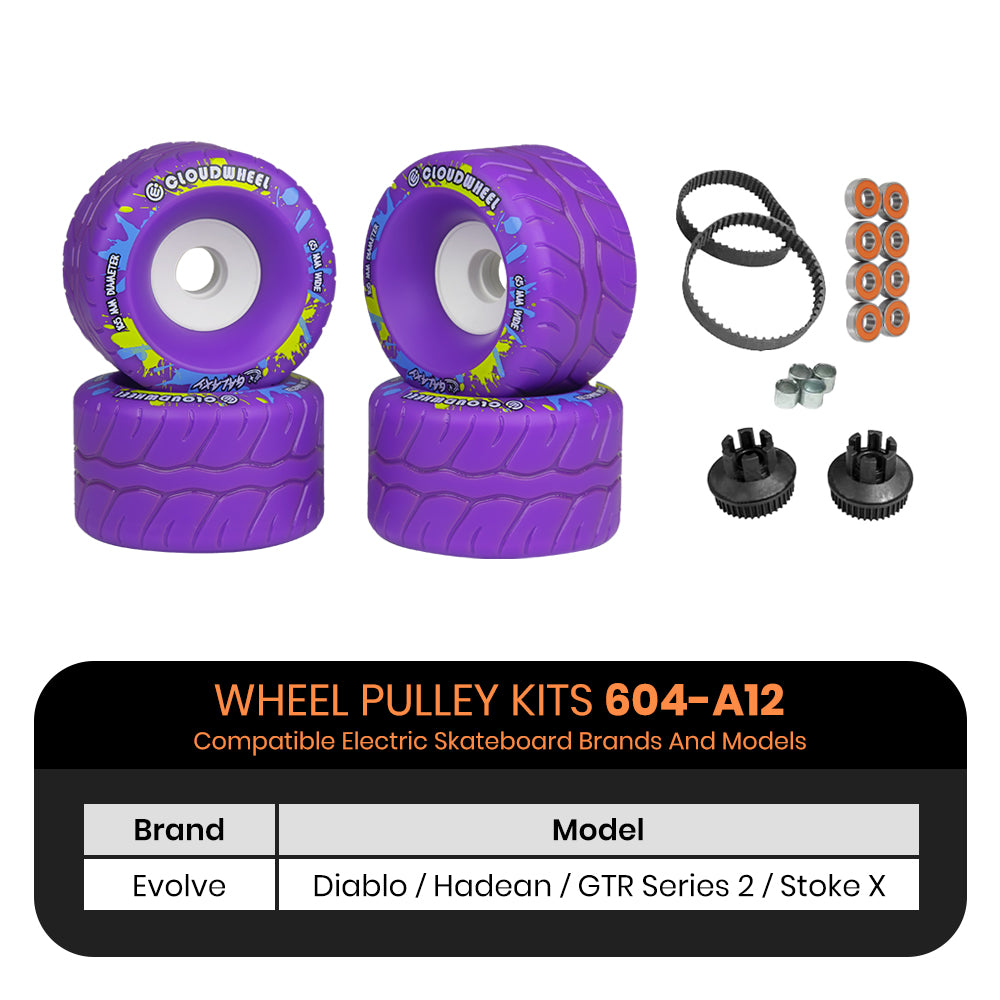 CLOUDWHEEL Galaxy 105mm Urban All Terrain Off Road Electric Skateboard Wheels