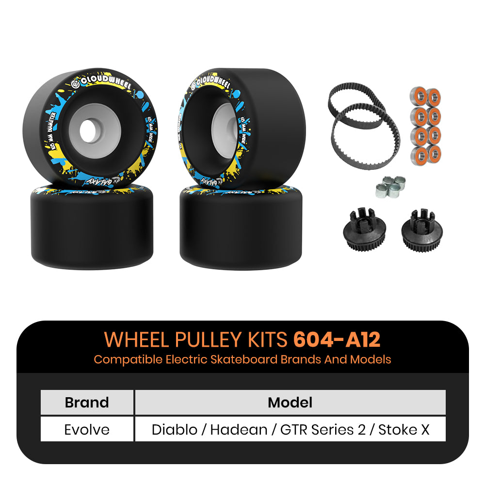 CLOUDWHEEL Galaxy 105mm Urban All Terrain Off Road Electric Skateboard Wheels