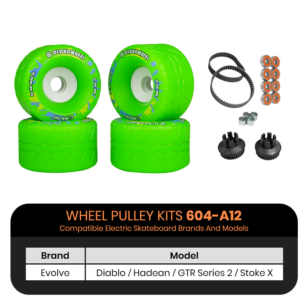CLOUDWHEEL Galaxy 105mm Urban All Terrain Off Road Electric Skateboard Wheels