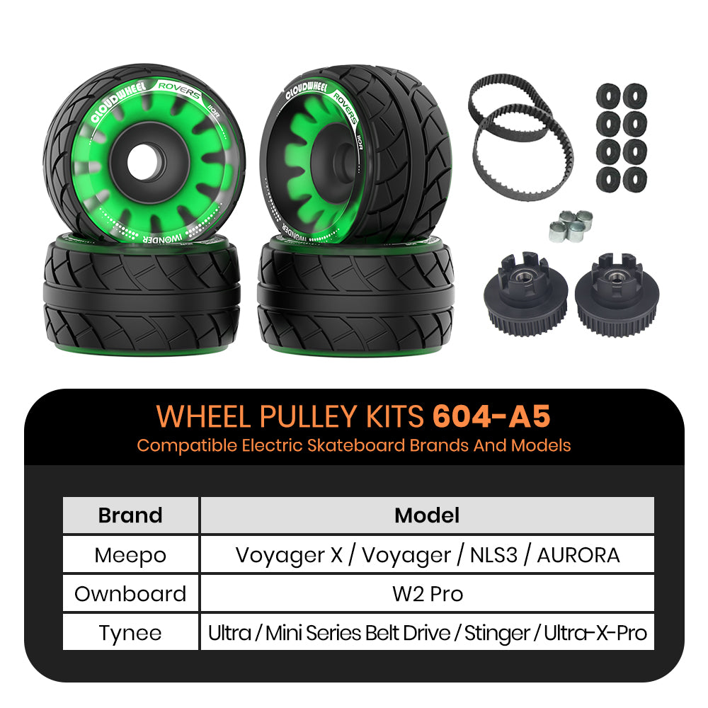 CLOUDWHEEL ROVERS 110R Urban All Terrain Off Road Electric Skateboard Wheels