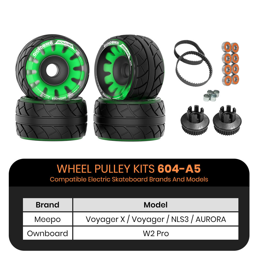 CLOUDWHEEL ROVERS 110R Urban All Terrain Off Road Electric Skateboard Wheels