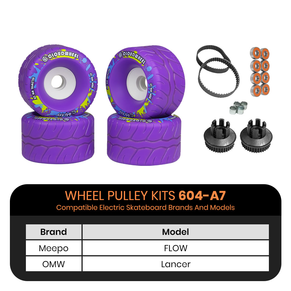 CLOUDWHEEL Galaxy 105mm Urban All Terrain Off Road Electric Skateboard Wheels