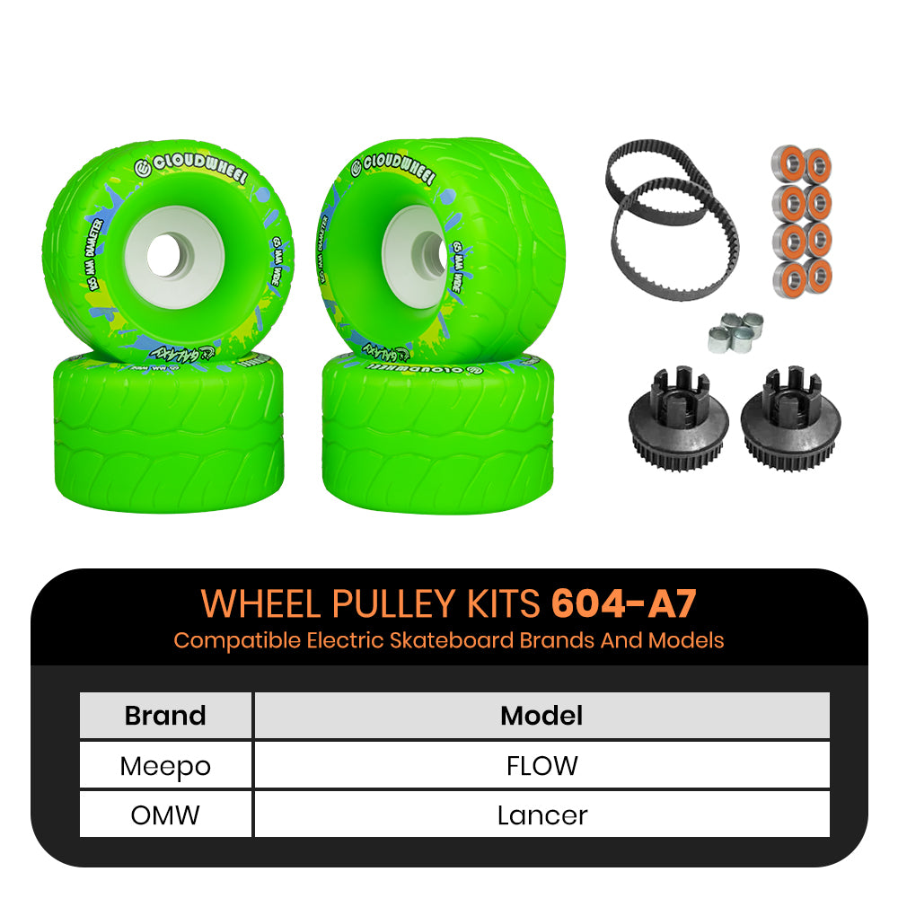 CLOUDWHEEL Galaxy 105mm Urban All Terrain Off Road Electric Skateboard Wheels