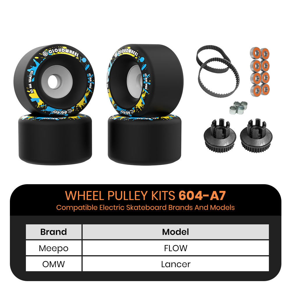 CLOUDWHEEL Galaxy 105mm Urban All Terrain Off Road Electric Skateboard Wheels