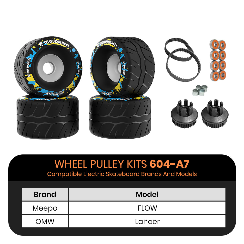 CLOUDWHEEL Galaxy 105mm Urban All Terrain Off Road Electric Skateboard Wheels