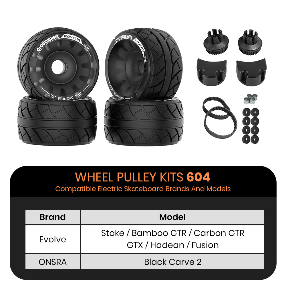 CLOUDWHEEL ROVERS 110R Urban All Terrain Off Road Electric Skateboard Wheels