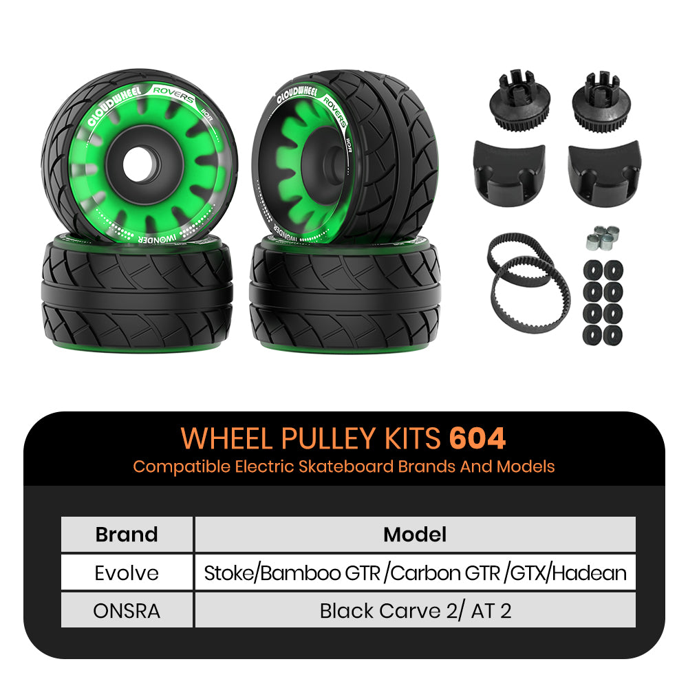 CLOUDWHEEL ROVERS 110R Urban All Terrain Off Road Electric Skateboard Wheels
