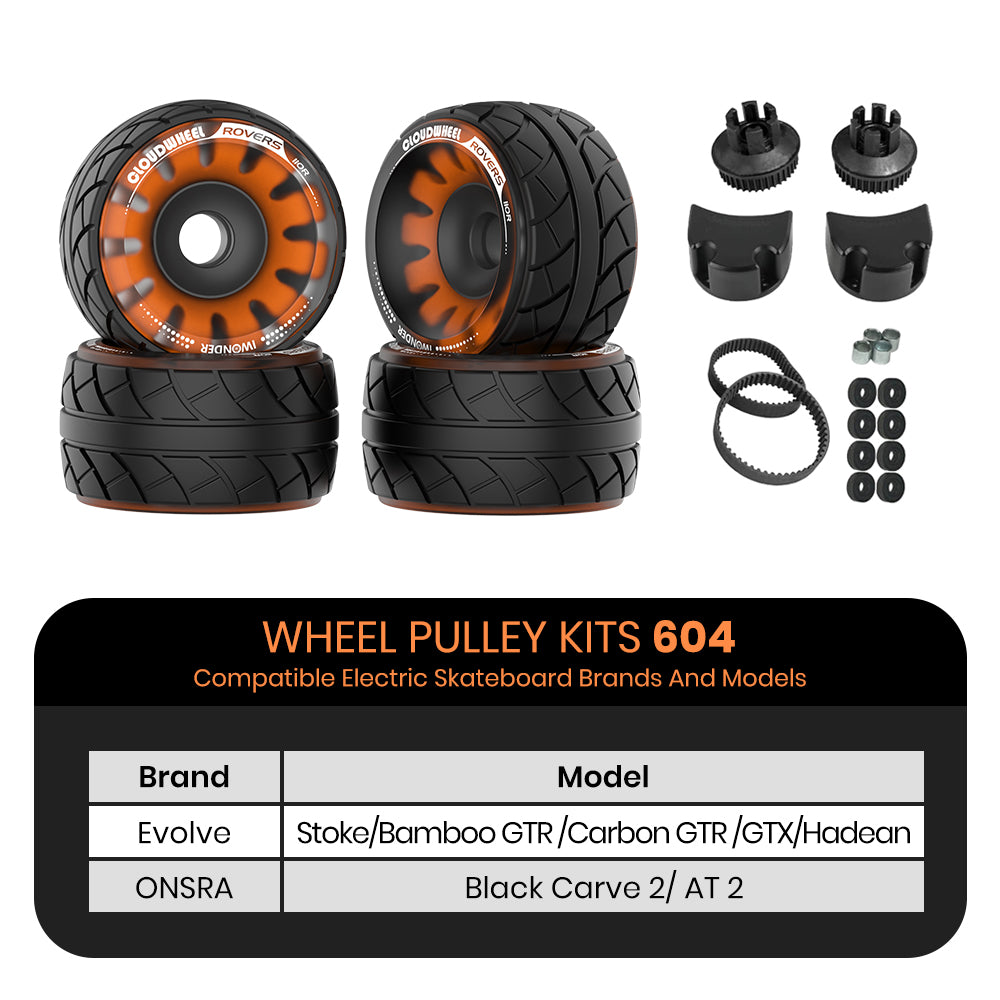 CLOUDWHEEL ROVERS 110R Urban All Terrain Off Road Electric Skateboard Wheels