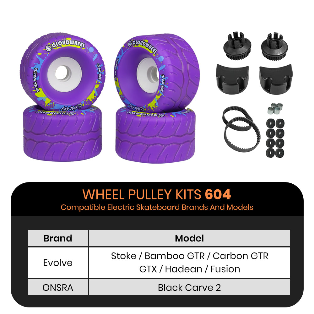 CLOUDWHEEL Galaxy 105mm Urban All Terrain Off Road Electric Skateboard Wheels